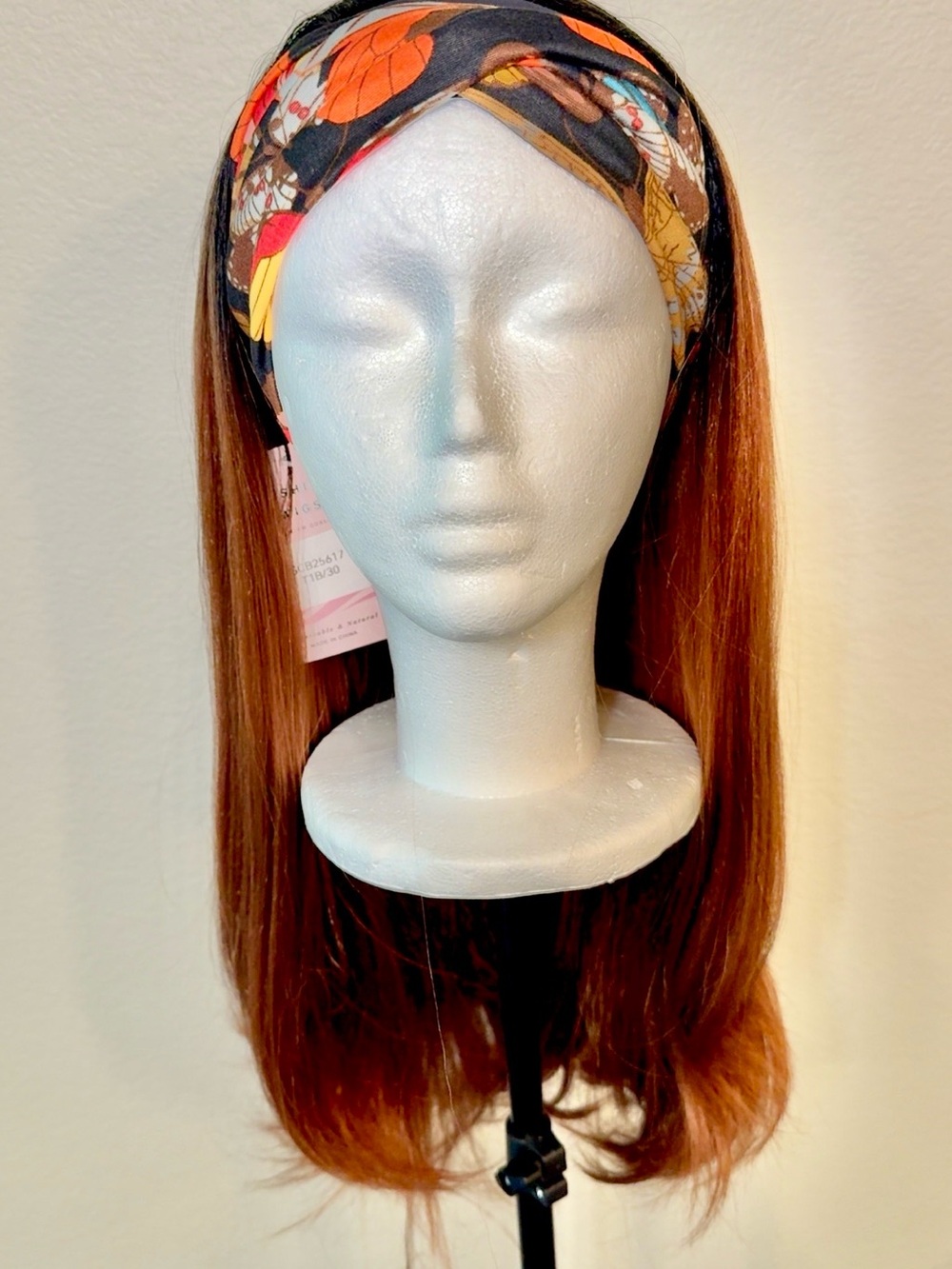 Lady Miranda Women’s Straight Headband Wig - Copper Brown - Picture 3 of 5